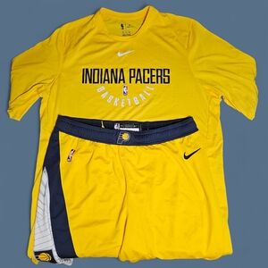 Nike Yellow Indiana Pacers Basketball Outfit